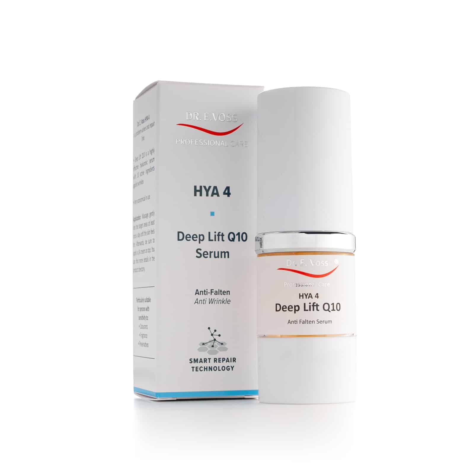 HYA 4 - Deep Lift Q10 Serum - Anti Wrinkle pac2 15ml Dr. E. Voss Soft Peel AHA-Peeling Textur