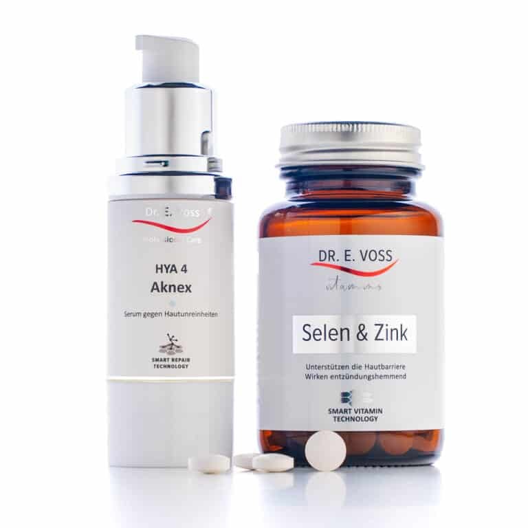 Selen und Zink + HYA 4 Aknex Serum für unreine Haut, blemish-prone skin