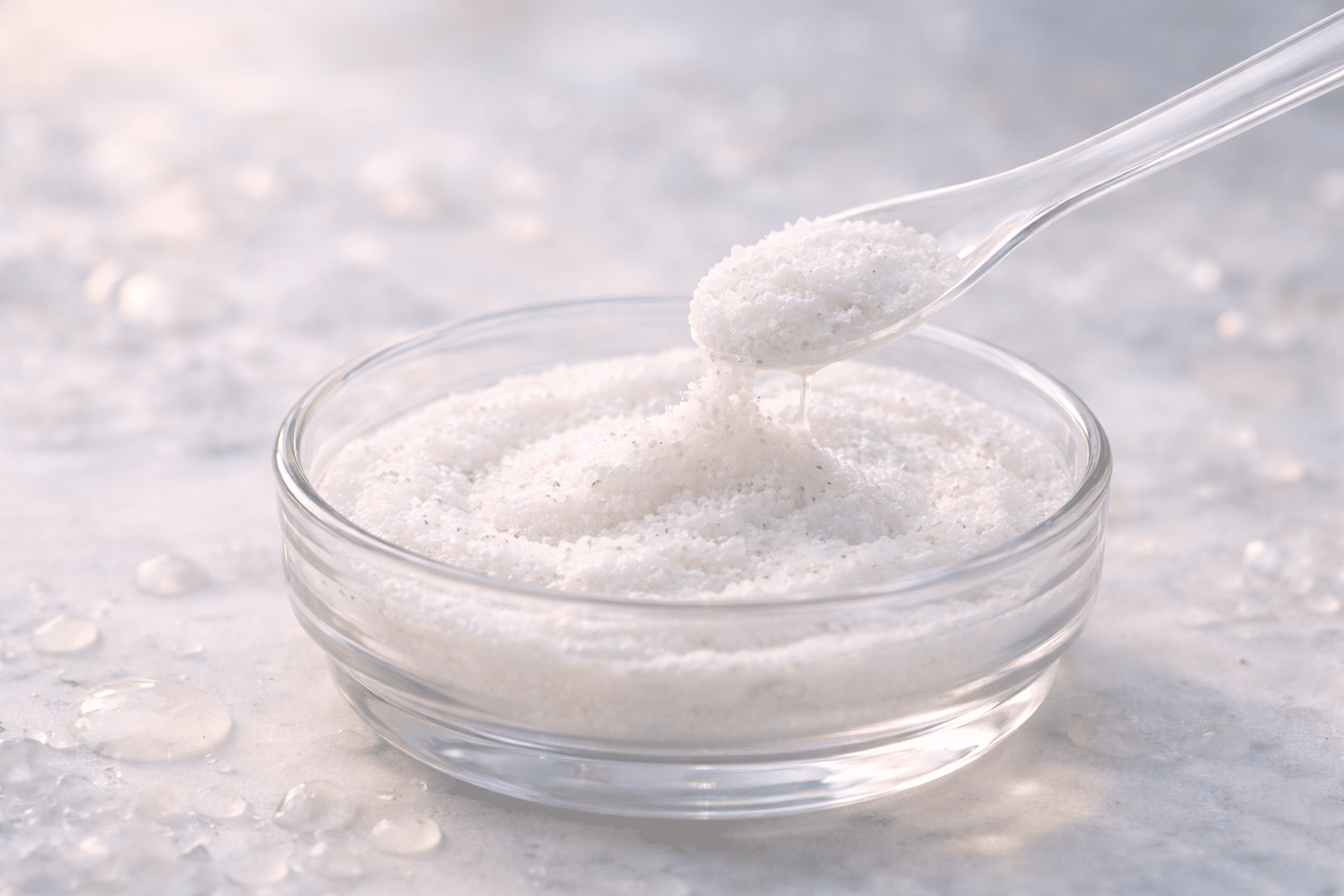 Enzympeeling Bild von einem Enzympeeling in einem Glasgefäß